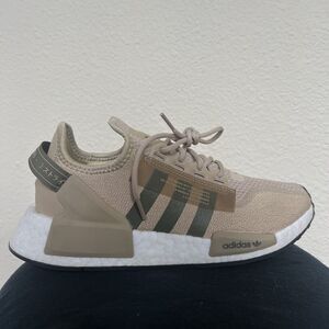 Adidas NMD R1 v2 Beige Tone Focus Olive Sneakers Men’s 6